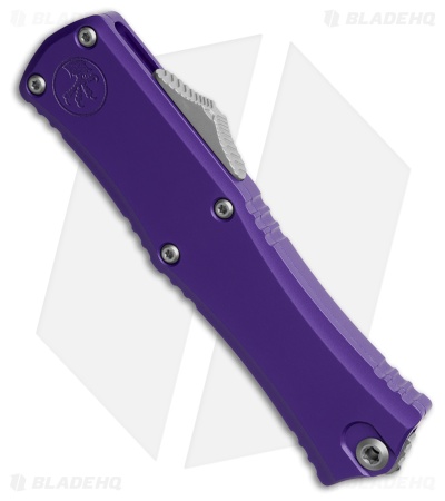 Microtech Hera II Mini S/E Automatic Knife Purple Aluminum (2.9" Stonewash)