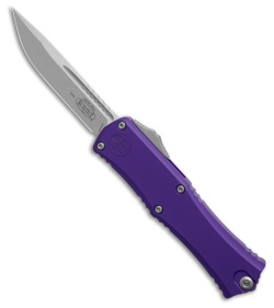 Microtech Hera II Mini S/E Automatic Knife Purple Aluminum (2.9" Stonewash)