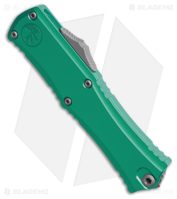 Microtech Hera II Mini S/E OTF Automatic Knife Turquoise Al (2.9" Apocalyptic)