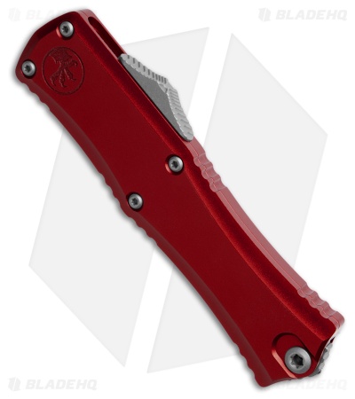 Microtech Hera II Mini S/E OTF Automatic Knife Red Aluminum (2.9" Apoc Serr)