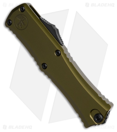 Microtech Hera II Mini S/E OTF Automatic Knife OD Green Aluminum (2.9" Black)