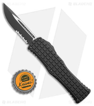 Microtech Hera S/E Frag SS OTF Automatic Knife Black (3" Black Serr)