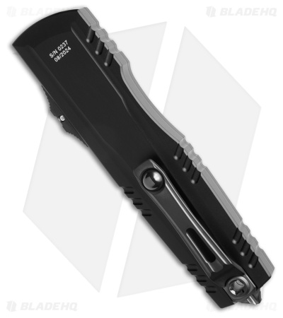 Microtech Luminary D/E/ OTF Knife (3.6" Black Serr) + Surefire Stiletto Pro II