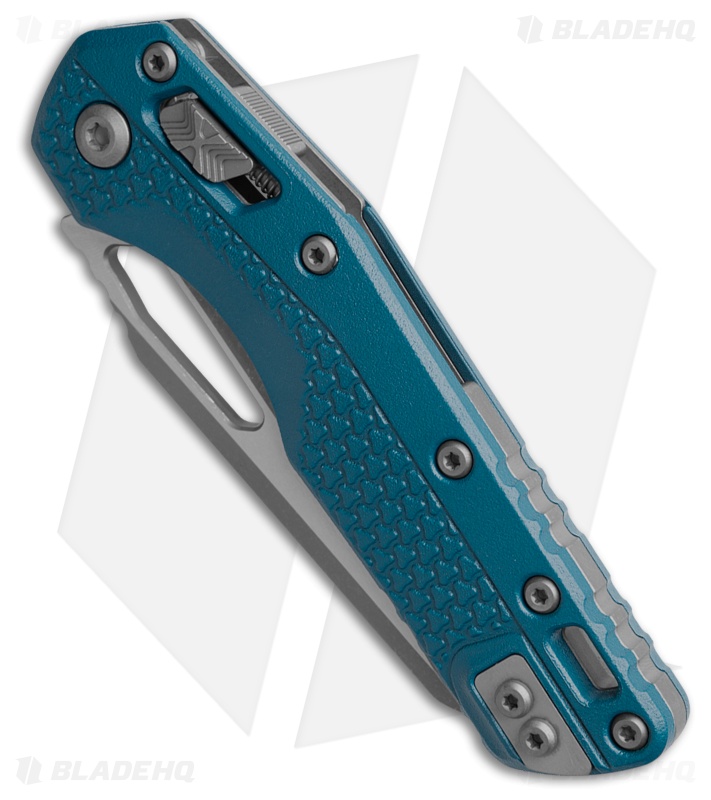 Microtech MSI Ram-Lok Knife Tri Grip Blue Cerakote Polymer (3.9" Apoc Full Serr)