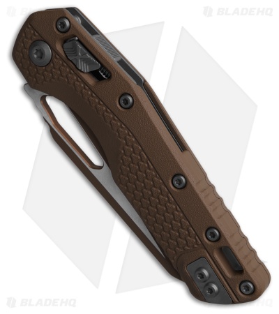 Microtech MSI Ram-Lok Knife Tri Grip Dark Earth Polymer (3.9" Dark Earth Serr)