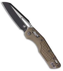Microtech Standard Issue MSI Ram-Lok Knife Frag Tan G-10 (3.9" Two-Tone)
