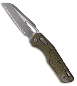 Microtech MSI Knife Dark Earth Polymer Black Full Serr