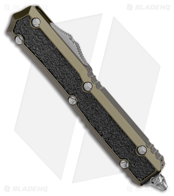 Microtech Makora Signature D/E OTF Automatic Knife OD Green (3.4" Stonewash)