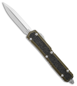 Microtech Makora Signature D/E OTF Automatic Knife OD Green (3.4" Stonewash)