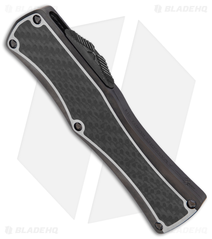 Marfione Customs Hera D/E OTF Automatic Knife Carbon Fiber (3" Black DLC)
