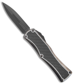 Marfione Customs Hera D/E OTF Automatic Knife Carbon Fiber (3" Black DLC)