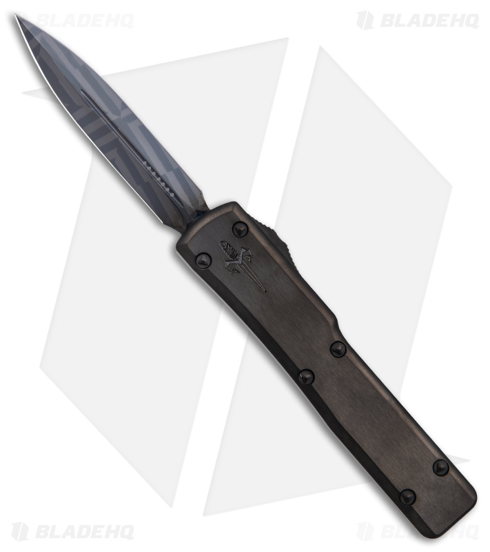 Marfione Custom UTX-70 D/E Knife Dagger Automatic (2.4" Mosaic Damascus)