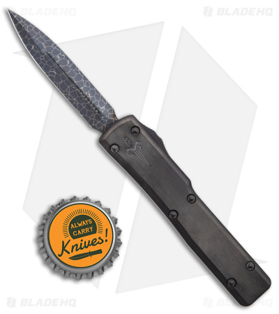 Marfione Custom UTX-70  D/E Knife Dagger Automatic (2.4" Nebula Damascus)