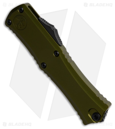 Microtech Hera II Mini D/E OTF Automatic Knife OD Green Aluminum (2.9" Black)