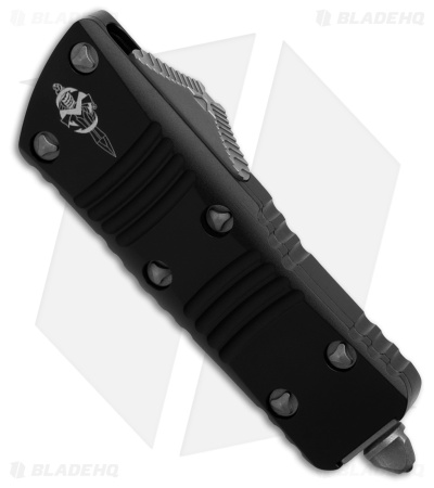 Microtech Mini Troodon Hellhound SS OTF Automatic Knife Black (1.9" Apocalyptic)