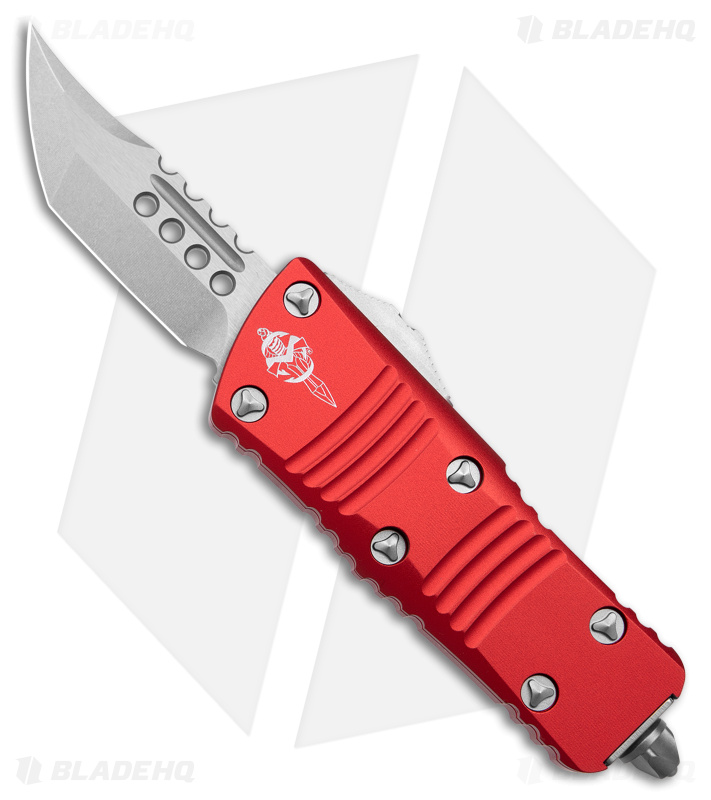 Microtech Mini Troodon Hellhound Signature Series OTF Automatic Knife (1.9" SW)