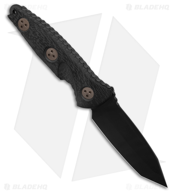 Microtech Socom Alpha Mini Knife Black CF (DLC) - Blade HQ