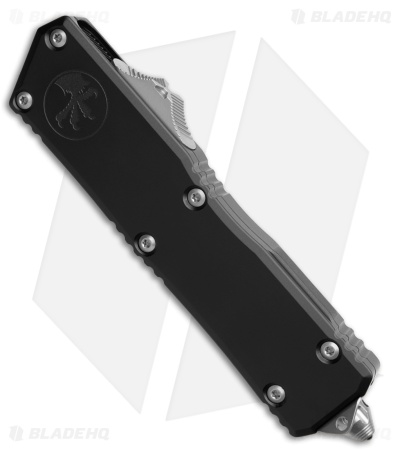 Microtech Scarab II Gen III D/E OTF Knife Black Al (4" Stonewash)
