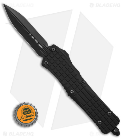 Microtech Signature Combat Troodon Delta D/E OTF Auto Knife Black (3.75" Shadow)