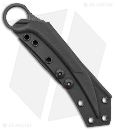 Microtech Signature Series Feather Karambit Fixed Blade Knife (2.25" Black)