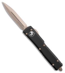 Microtech Signature Series UTX-70 D/E OTF Automatic Knife Black (2.4" Bronzed)