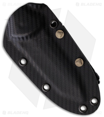 Microtech Socom Alpha Mini Tanto Fixed Blade Knife CF (3.7" Black DLC)