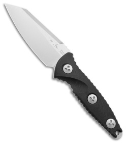 Microtech Socom Alpha Mini Warcom Fixed Blade Knife Black G-10 (3.7" Stonewash) 