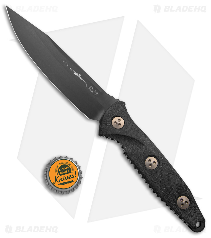 Microtech Socom Alpha S/E Fixed Blade Knife CF (5.6" Black) 113-1DLCCFS