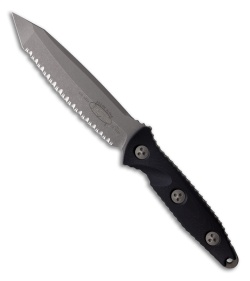 Microtech Socom Alpha T/E Fixed Blade Black G-10 (5.5" Apocalyptic Full Serr)