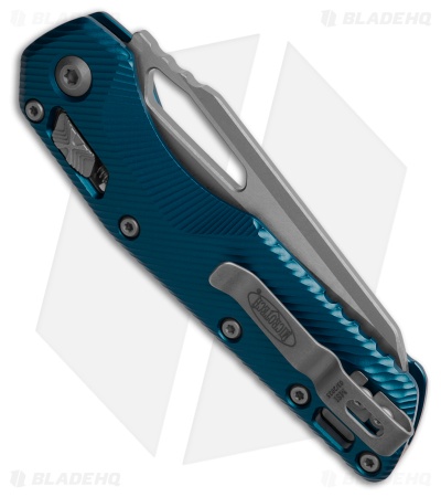 Microtech Standard Issue MSI Ram-Lok Knife Fluted Blue Aluminum (3.8" Apoc)