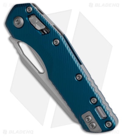 Microtech Standard Issue MSI Ram-Lok Knife Fluted Blue Aluminum (3.8" Stonewash)
