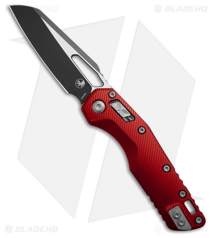 Microtech Standard Issue MSI Knife Fluted Red Al Two-Tone