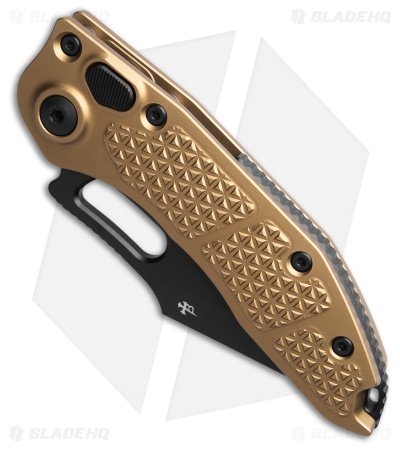 Microtech Stitch Automatic Knife Tan Aluminum (3.75" Black Serr)