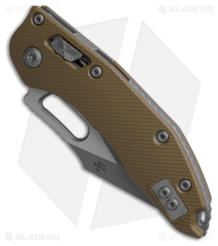 Microtech Stitch Ram-Lok Knife Fluted OD Green G-10 (3.75" Apocalyptic Serr)