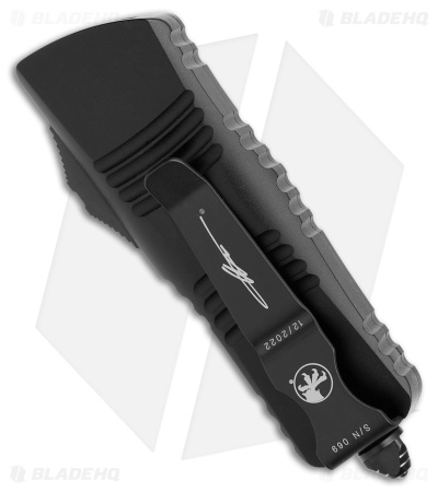 Microtech Troodon Mini D/E Signature Series OTF Automatic Knife(1.9" Damascus)
