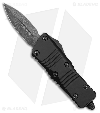 Microtech Troodon Mini D/E Signature Series OTF Automatic Knife(1.9" Damascus)