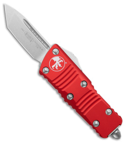 Microtech Troodon Mini T/E OTF Automatic Knife Red (1.9" SW) 