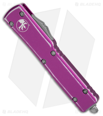 Microtech UTX-70 D/E OTF Automatic Knife Distressed Violet (2.4" Apocalyptic)