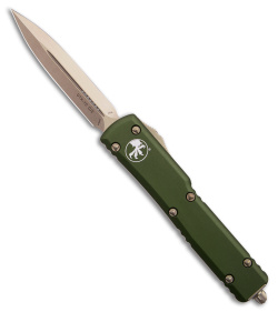 Microtech UTX-70 D/E OTF Automatic Knife OD Green (2.4" Bronze Stonewash)