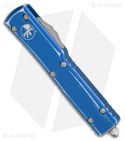 Microtech UTX-70 D/E OTF Automatic Knife Distressed Blue Alum (2.5" Apocalyptic)