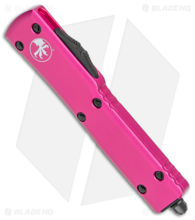 Microtech UTX-70 S/E Drop Point OTF Auto Knife Pink (2.4" Two-Tone) 148-1 PK