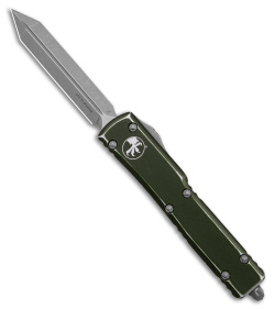 Microtech UTX-70 Spartan OTF Auto Knife Distressed OD Green (2.5" Apocalyptic)