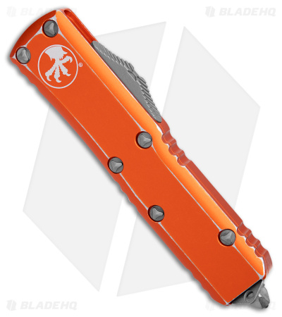 Microtech UTX-85 D/E OTF Automatic Knife Distressed Orange (3.1" Apocalyptic)