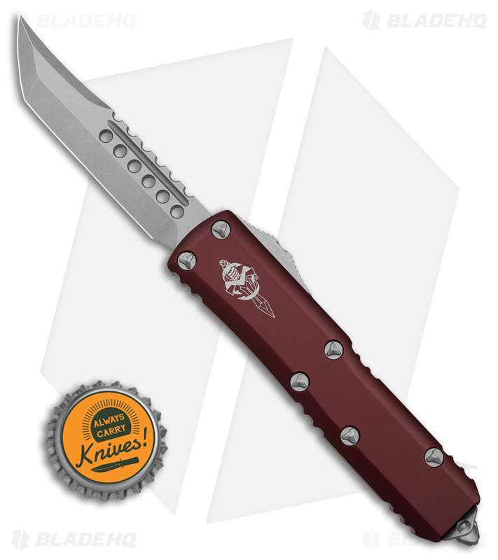 Microtech UTX-85 Hellhound Knife Merlot (3