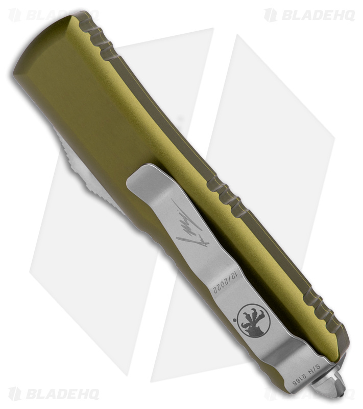 Microtech UTX-85 Hellhound SS OTF OD Green (SW) - Blade HQ