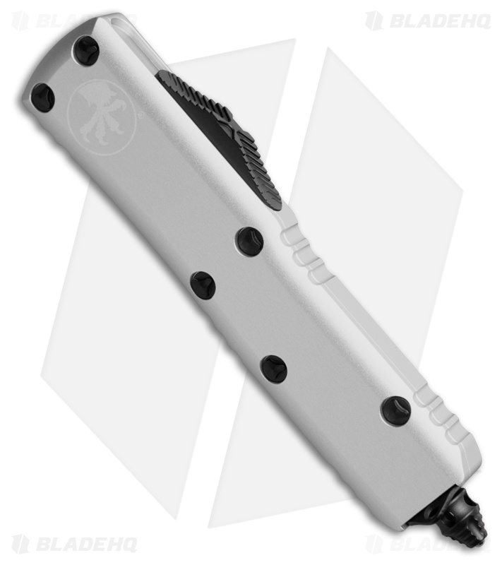 Microtech UTX-85 S/E OTF Automatic Knife Natural Clear Al (3.1" Black Serr)