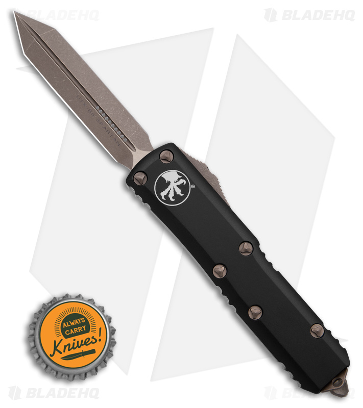 Microtech UTX-85 Spartan OTF Auto Black (Bronze) - Blade HQ