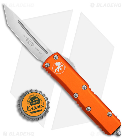 Microtech UTX-85 T/E OTF Auto Orange (Satin) - Blade HQ