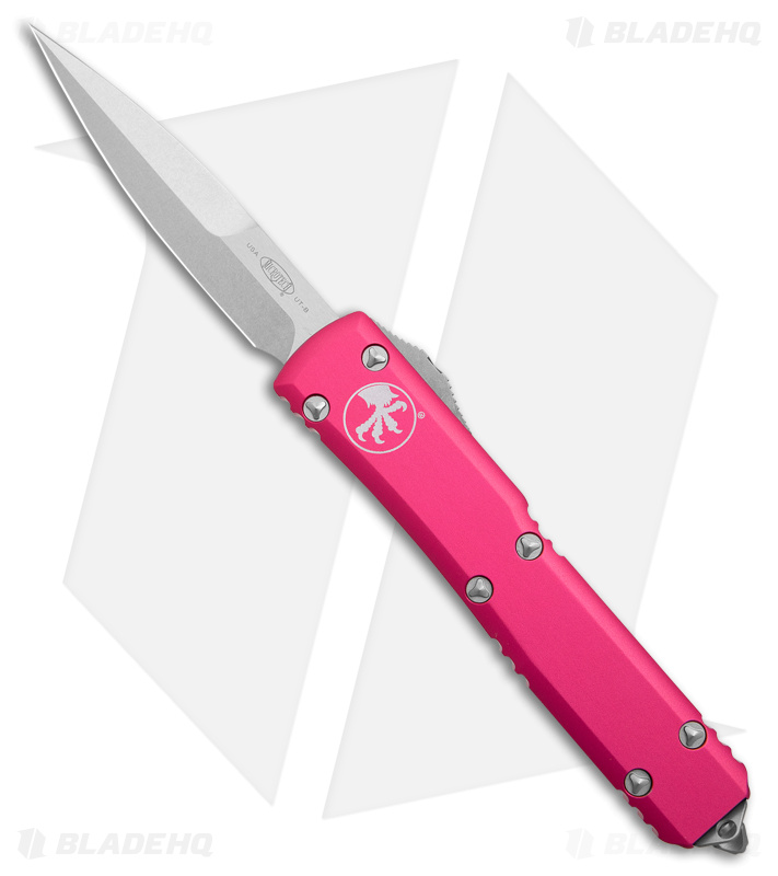 Microtech Ultratech Bayonet OTF Automatic Knife (3.4" Stonewash) 120-10PK