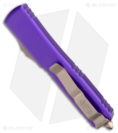 Microtech Ultratech D/E OTF Automatic Knife Purple (3.4" Bronze) 